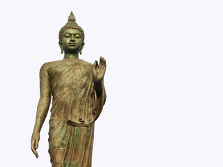 Fototapeta na wymiar standing buddha image