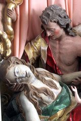 Fototapeta na wymiar Śmierć św Marii Magdaleny
