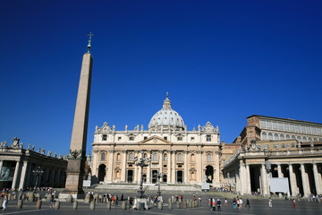 Obraz premium Place saint Pierre à Rome