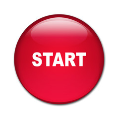Boton brillante texto START