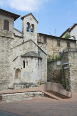 Fototapeta na wymiar Św Kościół i Valentino. Perugia. Umbria.