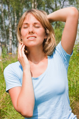 Young woman in nature