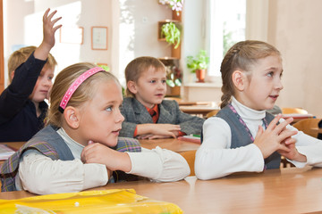 Children in the classroom