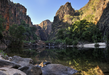 Schlucht zu den Twin Falls