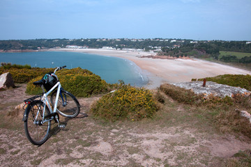 Fototapeta premium Ouaisne and St Brelade's Bay