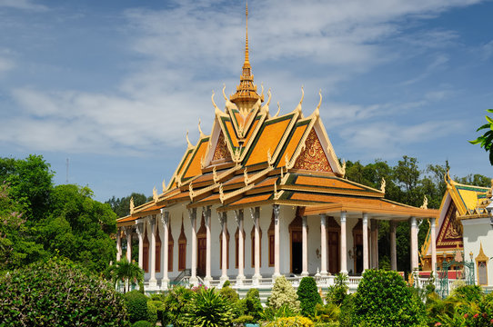 Cambodia - Royal Palace in Phnom Penh, Golden pagoda
