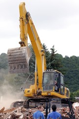 bagger abriss