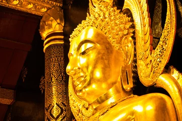 Abwaschbare Fototapete Sukhothai Buddha face. © satin_111