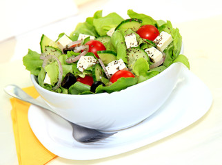 Fresh healthy garden salad