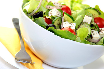 Fresh healthy garden salad