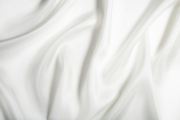Fototapeta na wymiar abstract white silk background