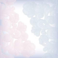 Soft floral background in classic style