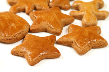 Christmas gingerbread cookies