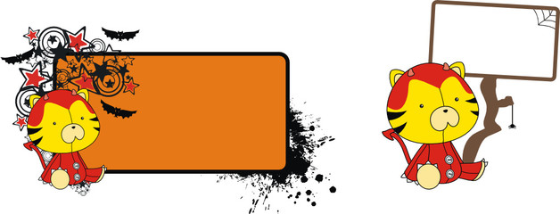 tiger baby cartoon halloween3