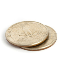 dollar coin isolated