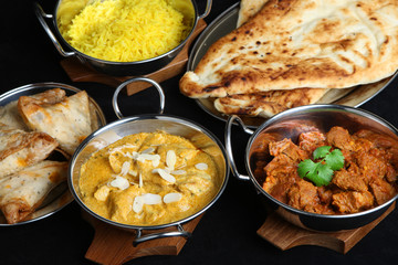 Indian Curry Meal Selection
