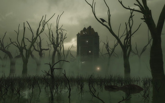 Haunted Tower in the Swamp