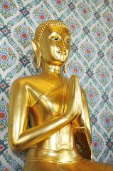 Gold Buddha statue