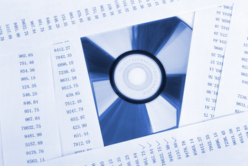 DVD with financial data