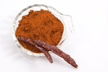 chilli powder and red chillies