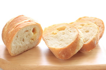 French Bread baking with cheese