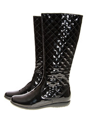 female boots, isolated.