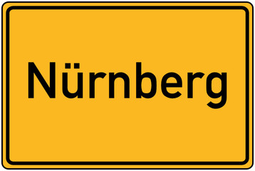 Ortstafel Nürnberg