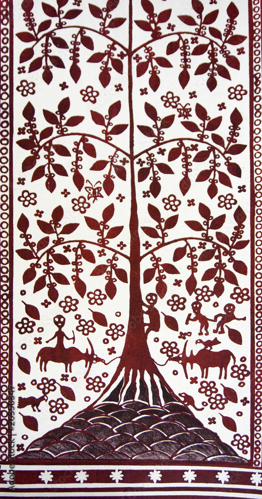 Wall mural Torajan textile