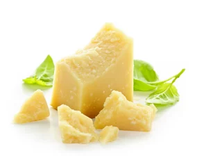 Gordijnen Parmesan cheese © Elenathewise