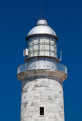 Fototapeta na wymiar The lighthouse of El Morro in Havana, Cuba