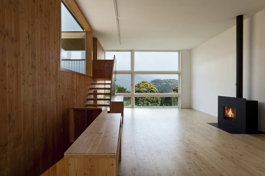 un interno di appartamento moderno