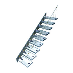 Glass ladder