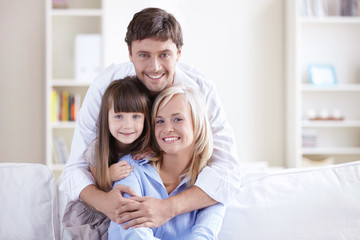 Obraz premium Young family