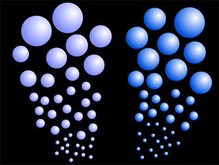 Fototapeta premium bubbles abstract background vector