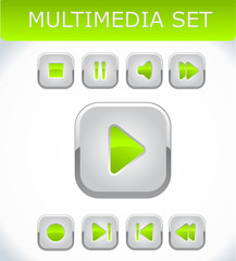 Orange multimedia set