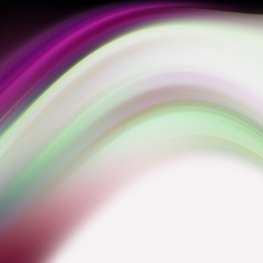 Geschwungene farbige Streifen mit Platz für Text