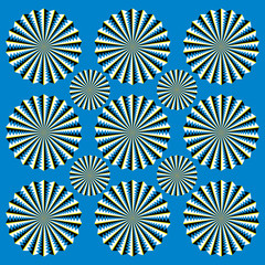 Spinners scintillants (illusion de mouvement)