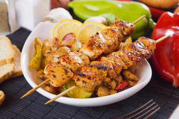 Grilled chicken meat