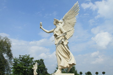 angels from Schwerin castle garden, Germany