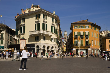 Piazza Bra in Verona