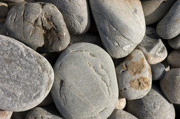 Pebbly rocky beach background