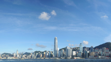 Fototapeta premium Hong Kong skyline panorama