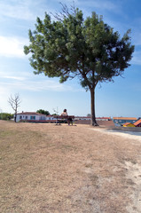 Obraz premium Banc public