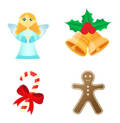Set of Christmas icons