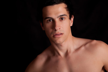 Naklejka premium Young boy
