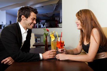 Couple spending time together