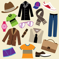 fashion clothes and accessories
