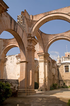 Ruins of the cathedral in Antigua Guatemala