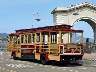 Fotobehang Cabl Car in San Francisco © Sarah Hofmann