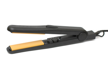 Iron for hair - straightener, isolated on the white background